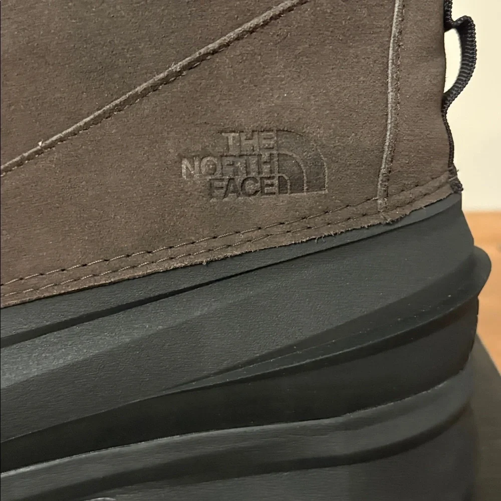 The North Face NIB Chilkat VZip Dark Brown and Black Snow Rain Boots Size 14